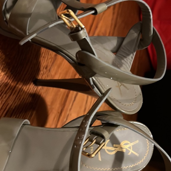 YSL  Tribute Heels Grey Heels - Picture 8 of 8